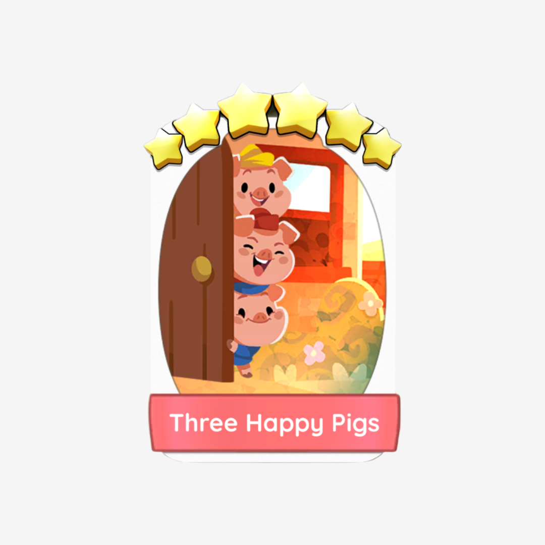 Three Happy Pigs