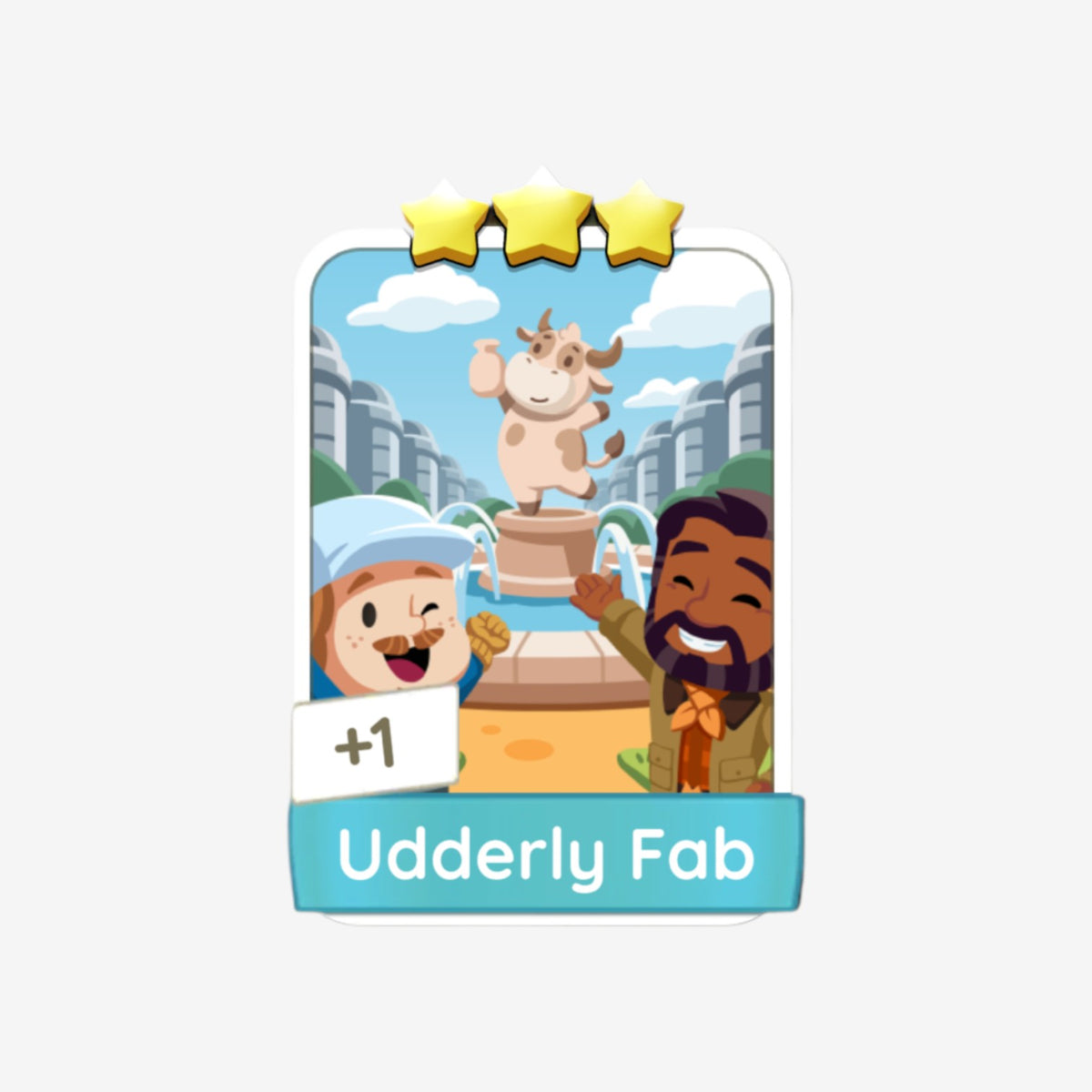 Udderly Fab - Monopoly Go Sticker