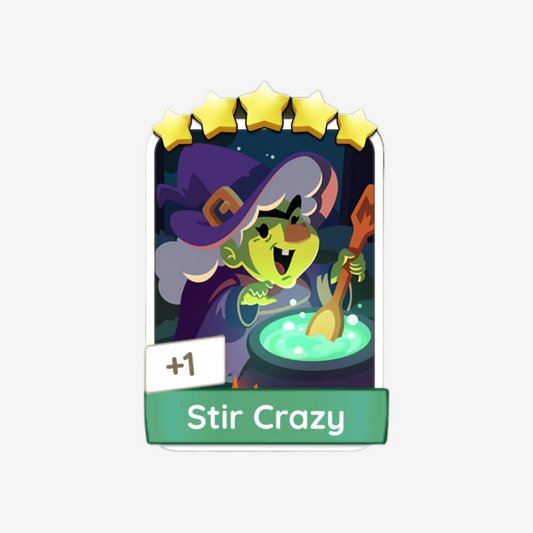 Stir Crazy - Monopoly Go Sticker