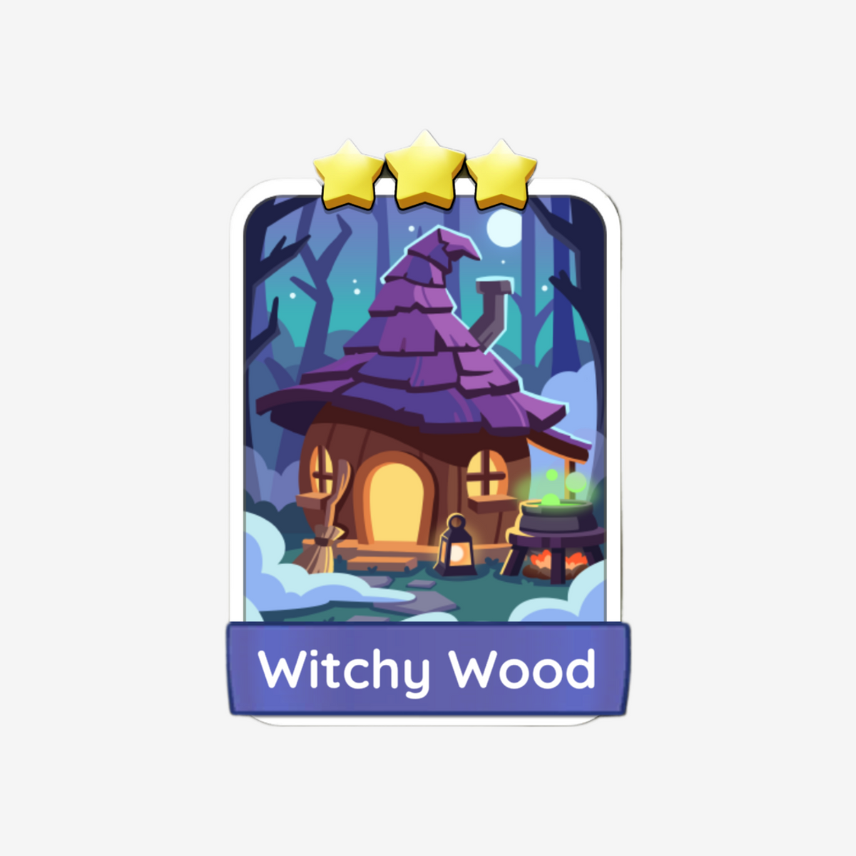 Witchy Wood - Monopoly Go Sticker