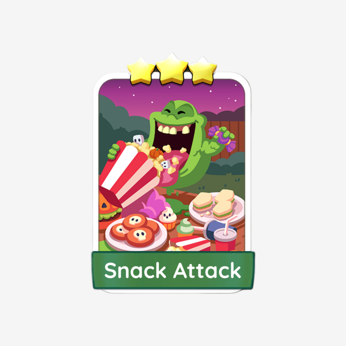 Snack Attack - Monopoly Go Sticker