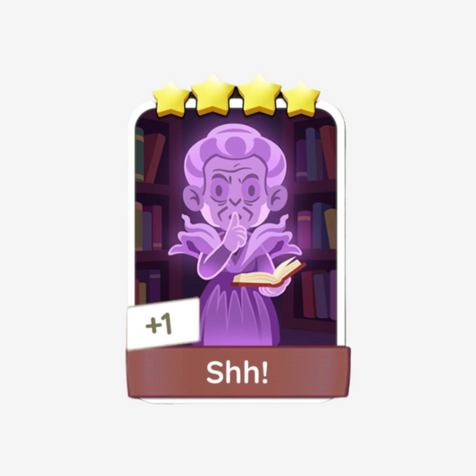 Shh! - Monopoly Go Sticker