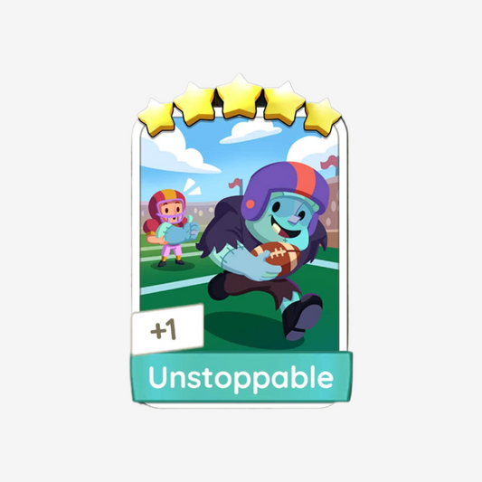 Unstoppable - Monopoly Go Sticker