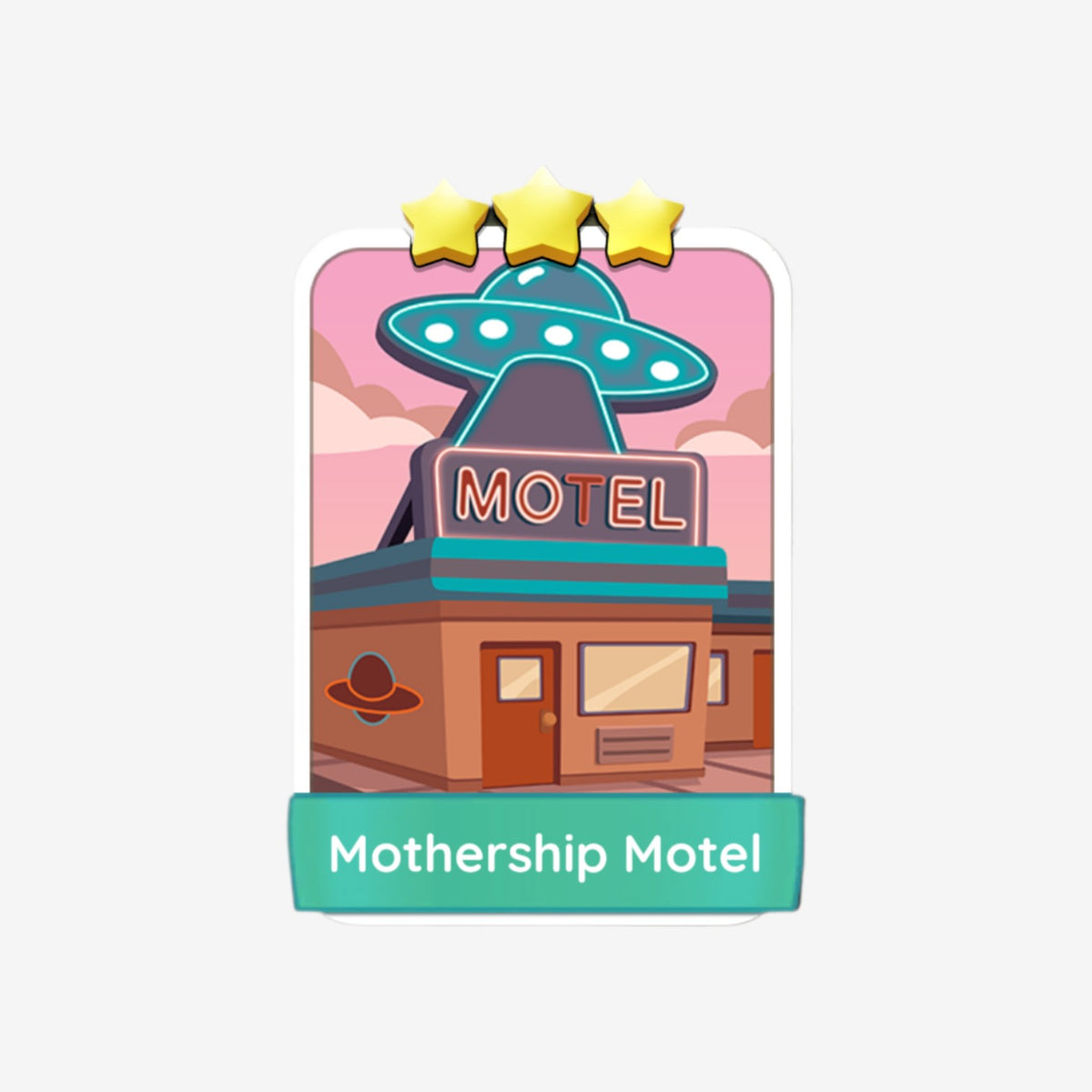 Mothership Motel - Monopoly Go Sticker