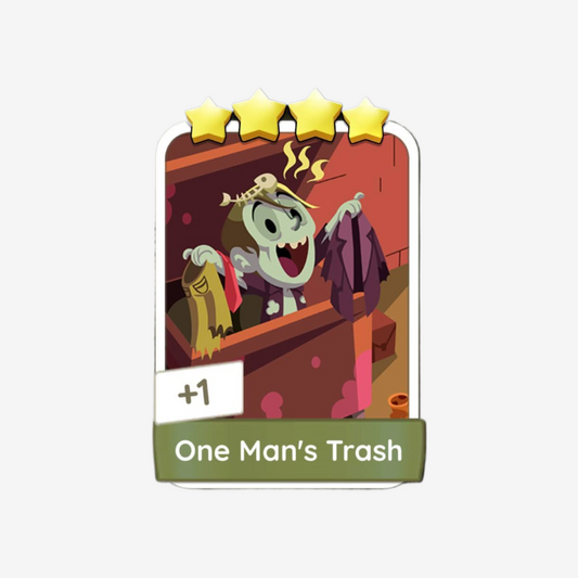 One Man's Trash - Monopoly Go Sticker