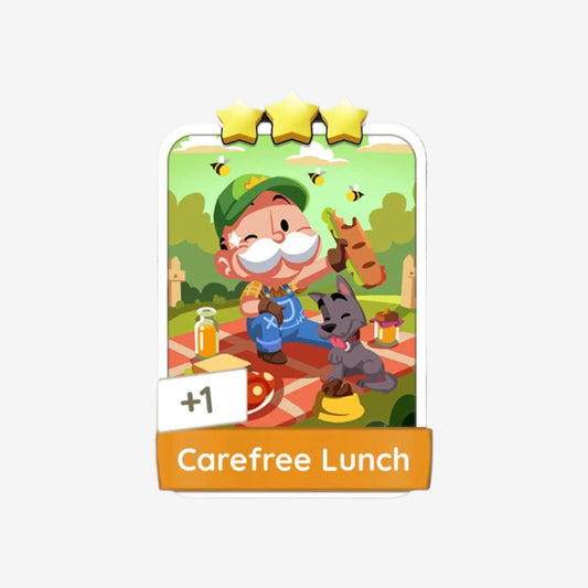 Carefree Lunch - Monopoly Go Sticker