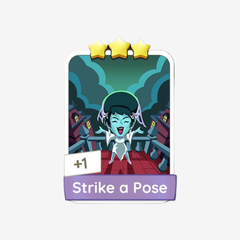 Strike a Pose - Monopoly Go Sticker