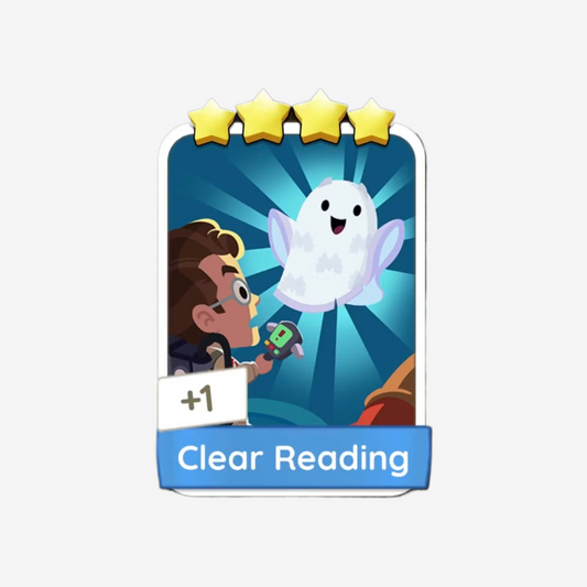 Clear Reading - Monopoly Go Sticker
