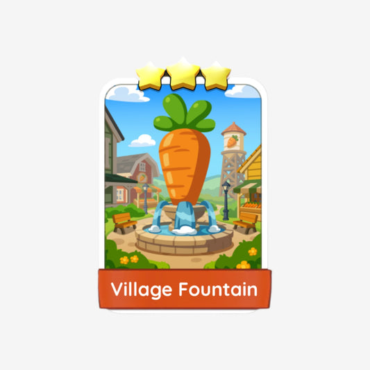 Village Fountain - Monopoly Go Sticker