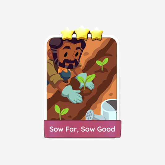 Sow Far, Sow Good - Monopoly Go Sticker