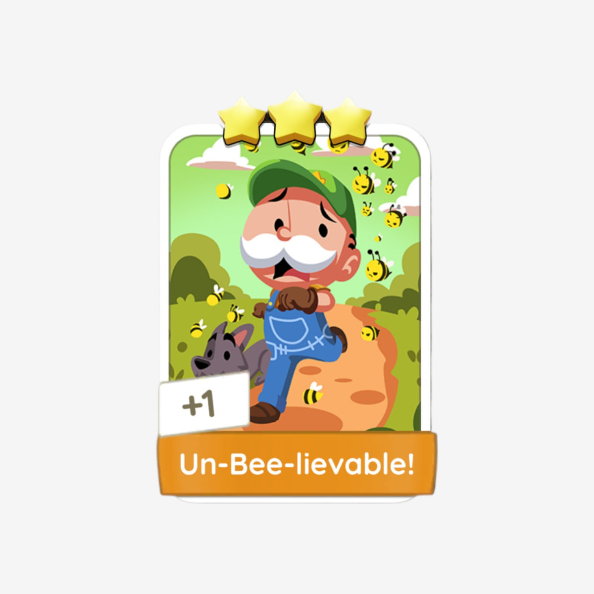 Un-Bee-lievable! - Monopoly Go Sticker