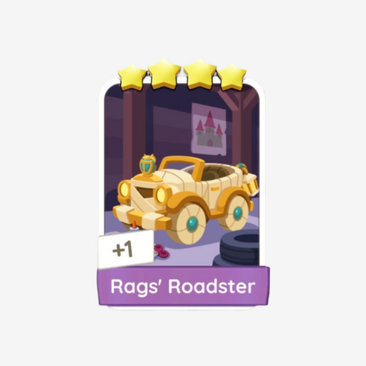 Rags' Roadster - Monopoly Go Sticker