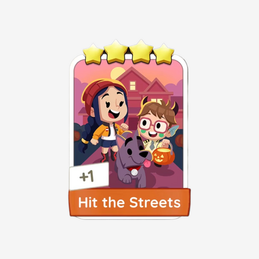 Hit the Streets - Monopoly Go Sticker