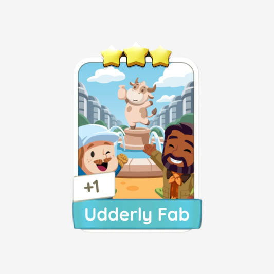Udderly Fab - Monopoly Go Sticker