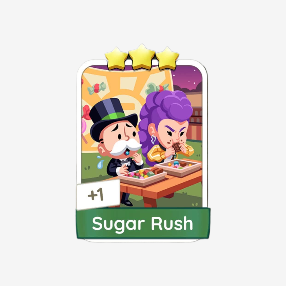 Sugar Rush - Monopoly Go Sticker
