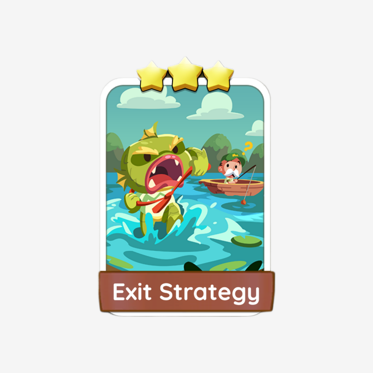 Exit Strategy - Monopoly Go Sticker