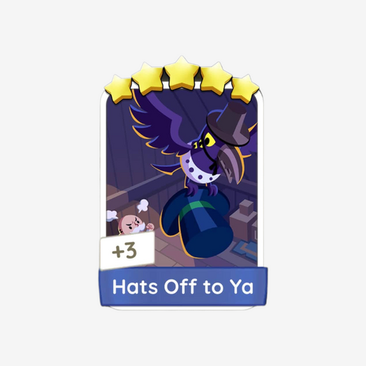 Hats Off to Ya - Monopoly Go Sticker