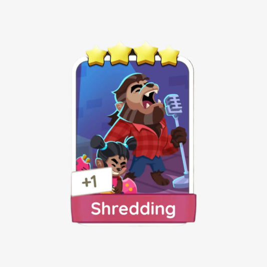 Shredding - Monopoly Go Sticker