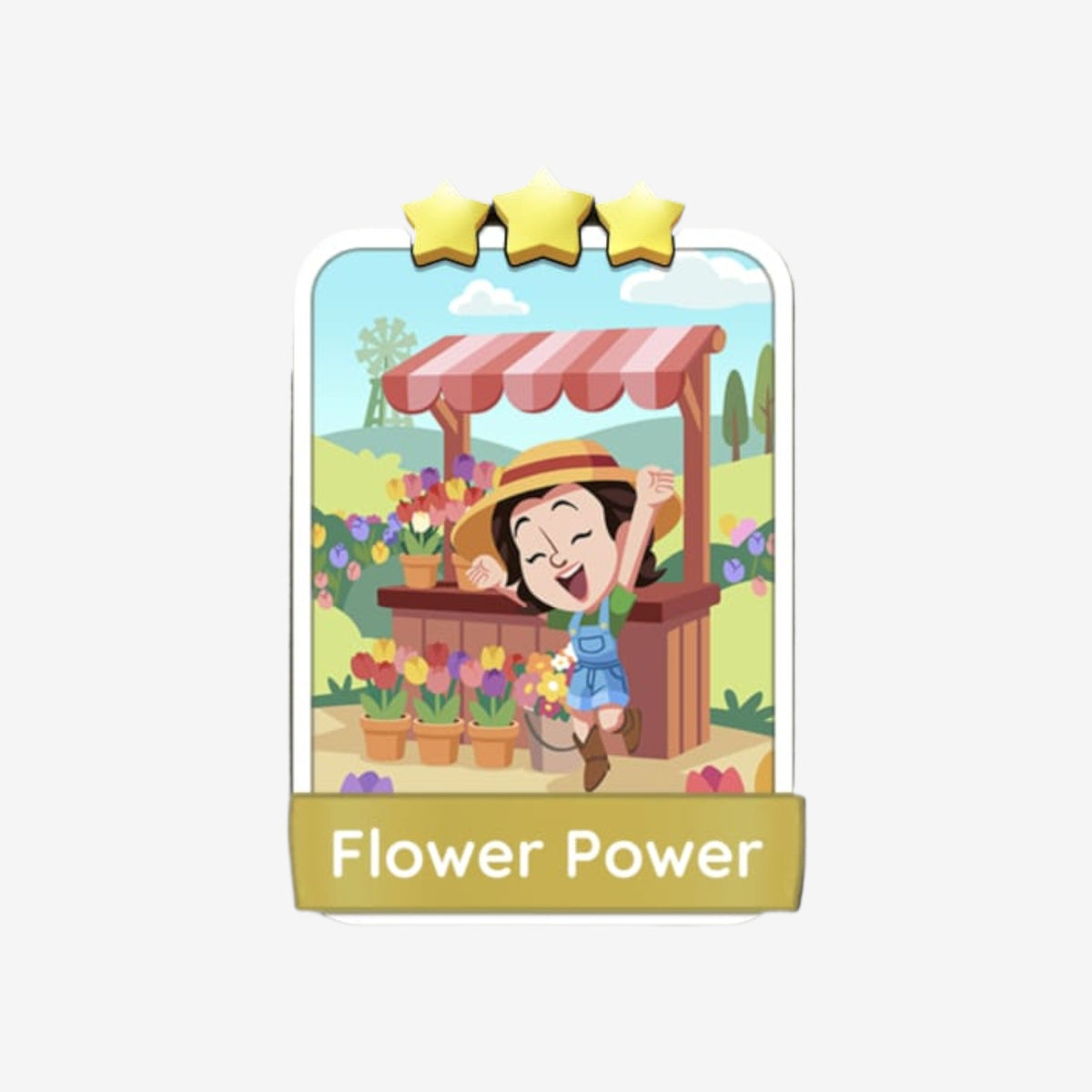 Flower Power - Monopoly Go Sticker
