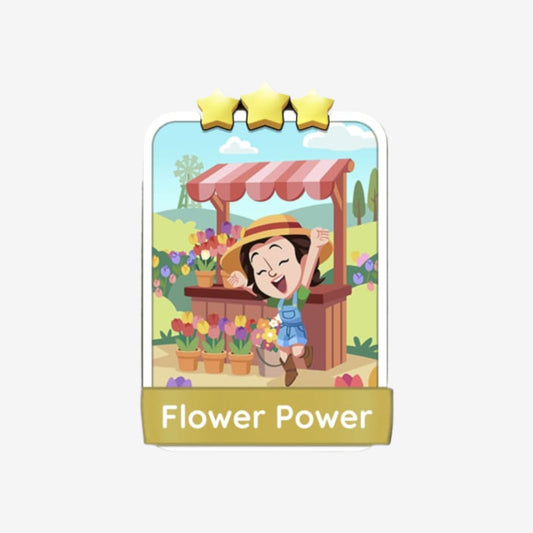Flower Power - Monopoly Go Sticker