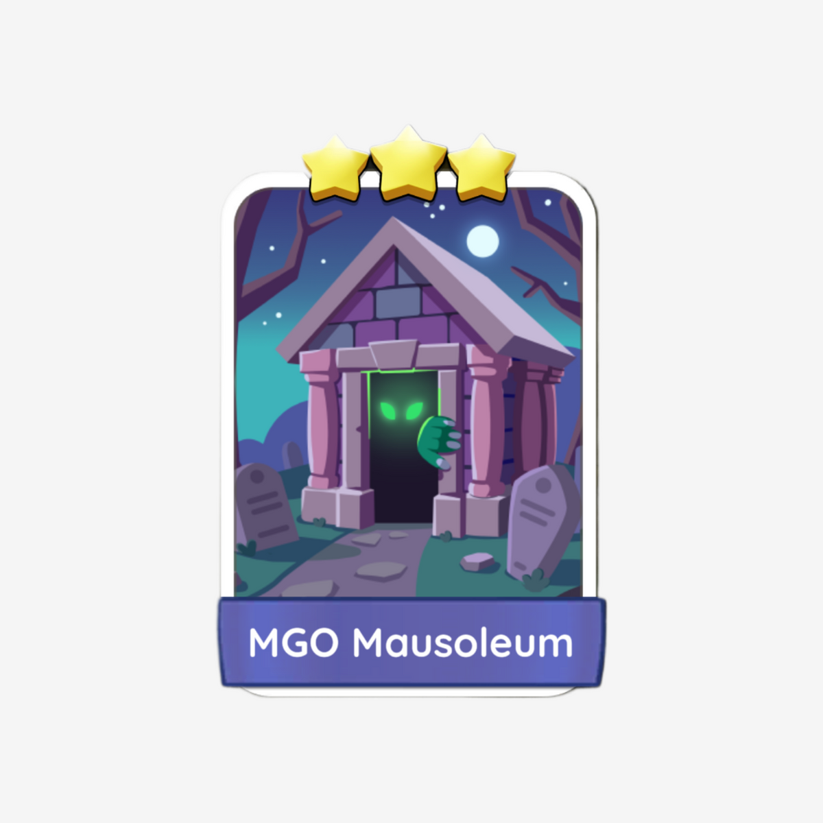 MGO Mausoleum - Monopoly Go Sticker