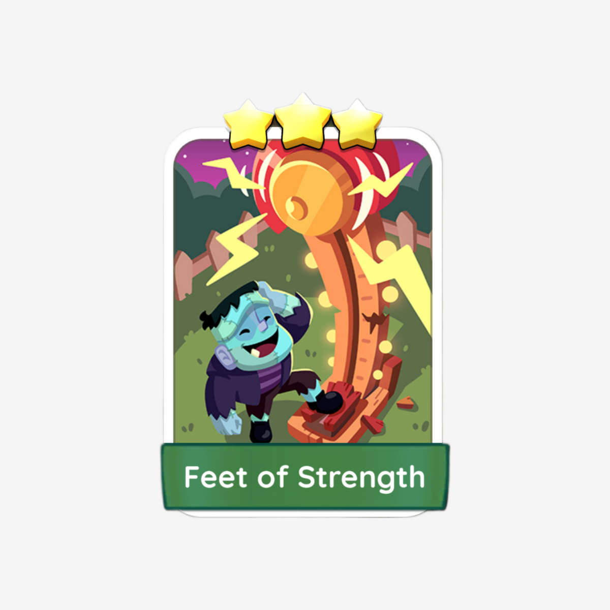Feet of Strength - Monopoly Go Sticker