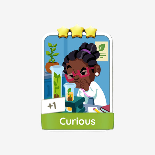 Curious - Monopoly Go Sticker