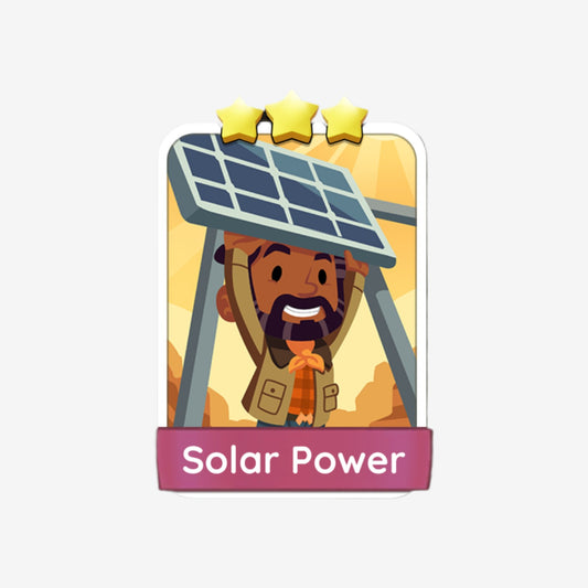 Solar Power - Monopoly Go Sticker