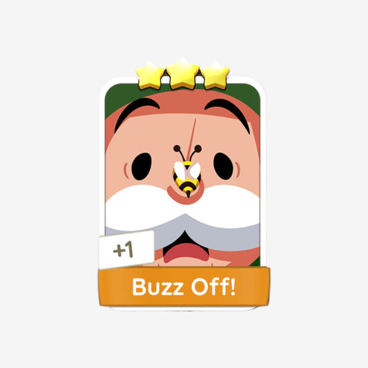 Buzz Off! - Monopoly Go Sticker
