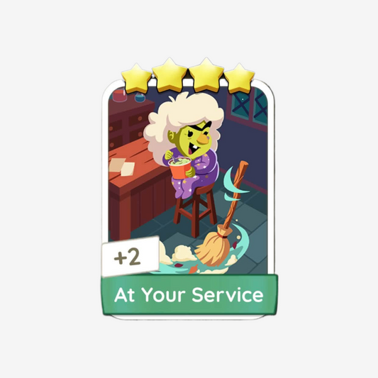 At Your Service - Monopoly Go Sticker