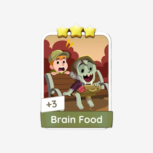 Brain Food - Monopoly Go Sticker
