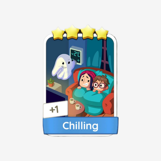 Chilling - Monopoly Go Sticker